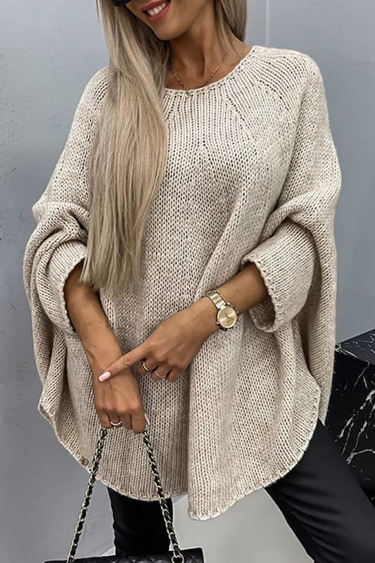 Cozy Crew Neck Knit Sweater