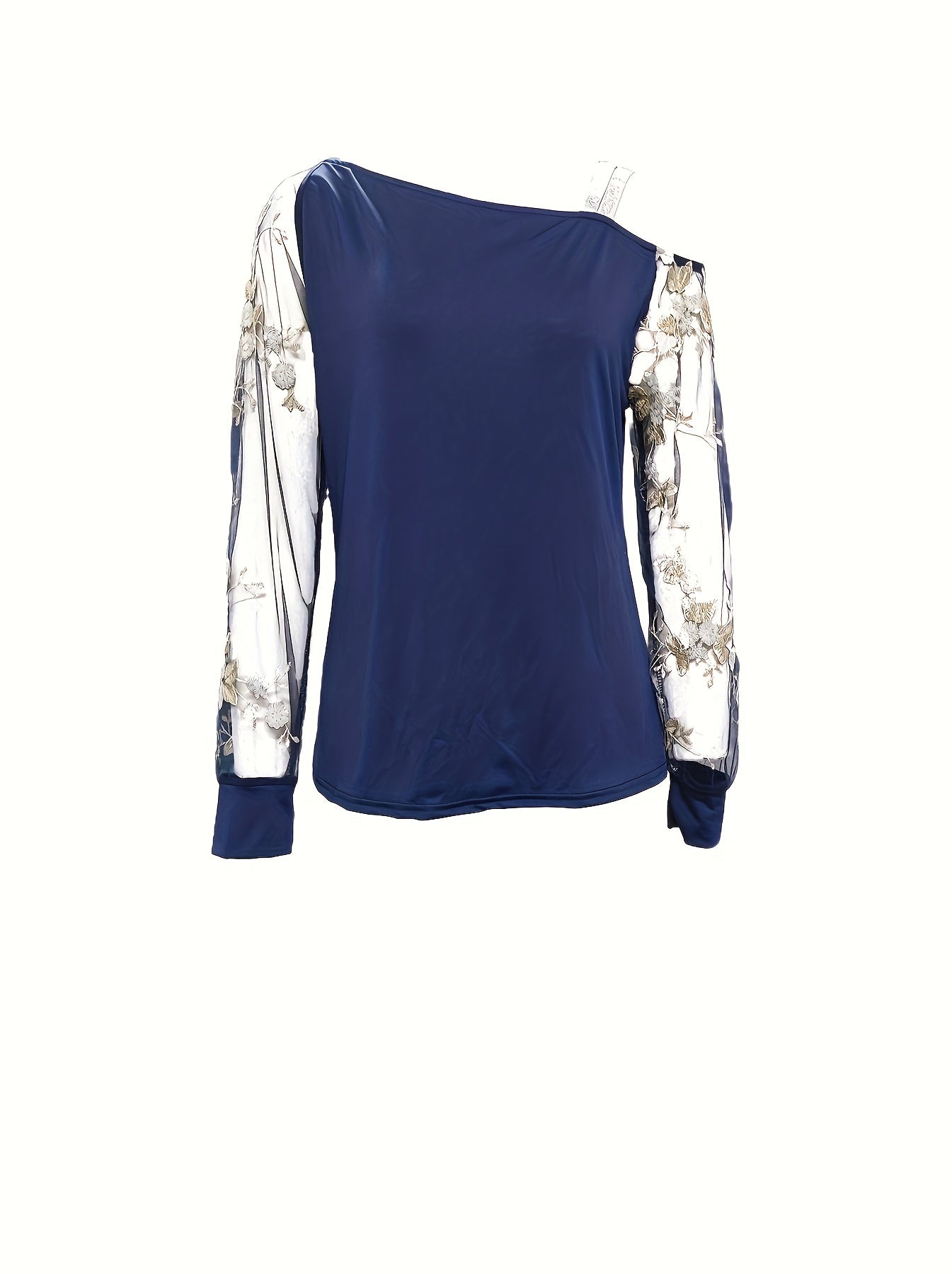 Elegant off-shoulder long-sleeved top for women