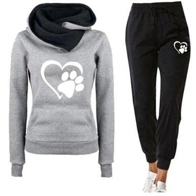 Printed Sweater Hoodie