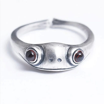 Unisex Fish Ring - Adjustable Metal Band - Intricate Carved Design - Bold Jewelry
