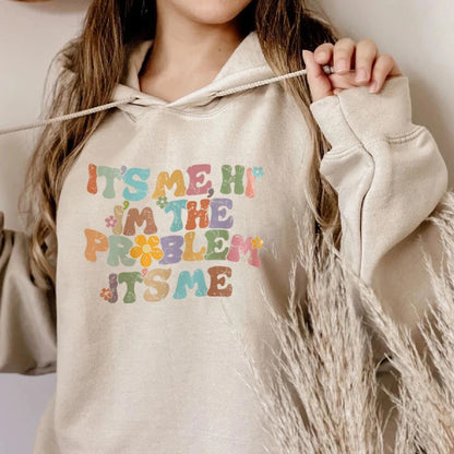 Women's letter print long-sleeve hoodie pullover