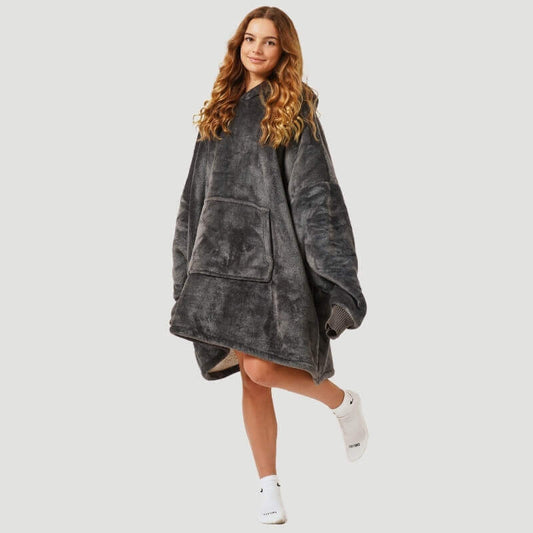 Warm Flannel Hooded Pajamas