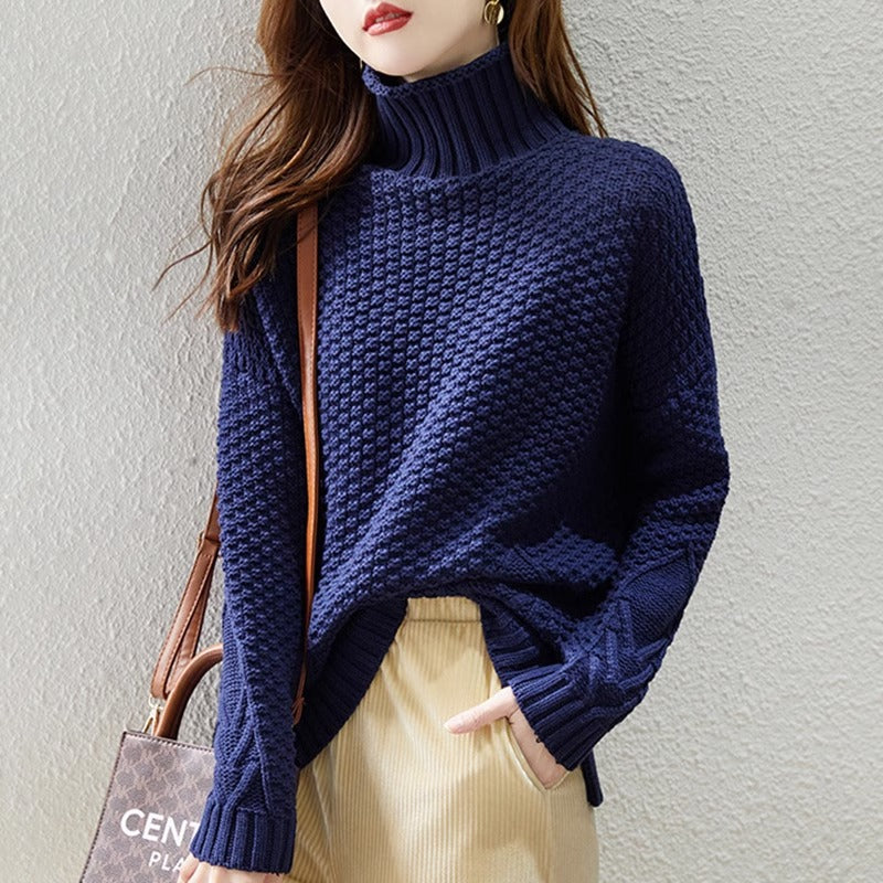Turtleneck Knit Sweater