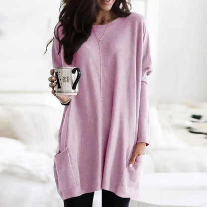 Women's long sleeve dress with pockets
