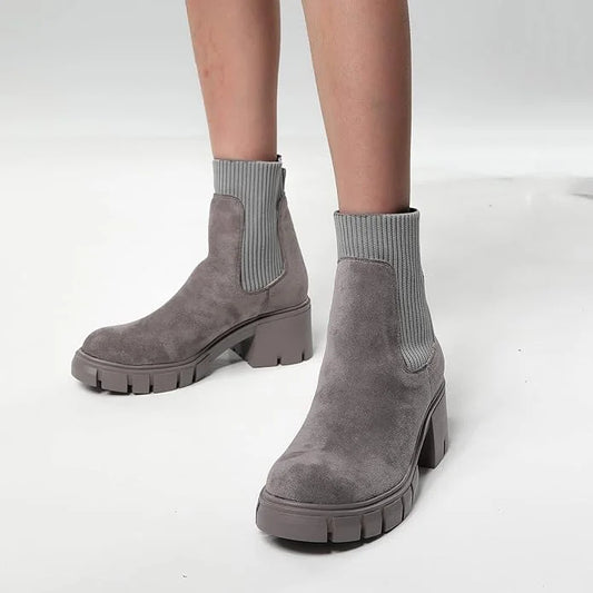 Elastic Band Winter Boots