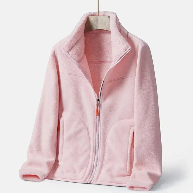 Women's double-breasted warm jacket