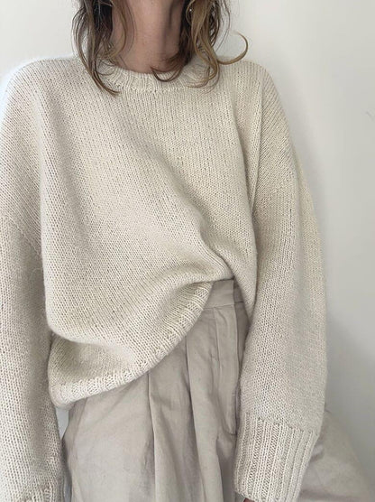 Women's stylish plain sweater
