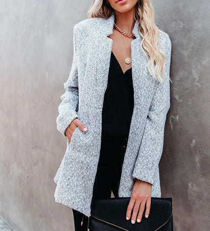 Women's stylish tweed jacket