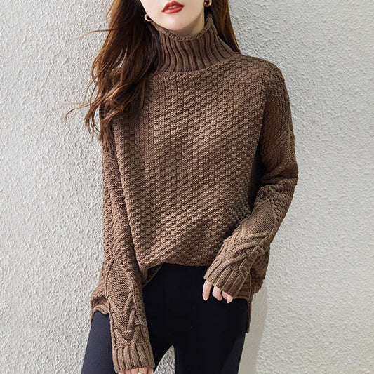 Turtleneck Knit Sweater
