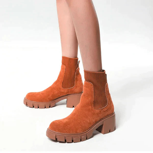Women's elastic band winter boots