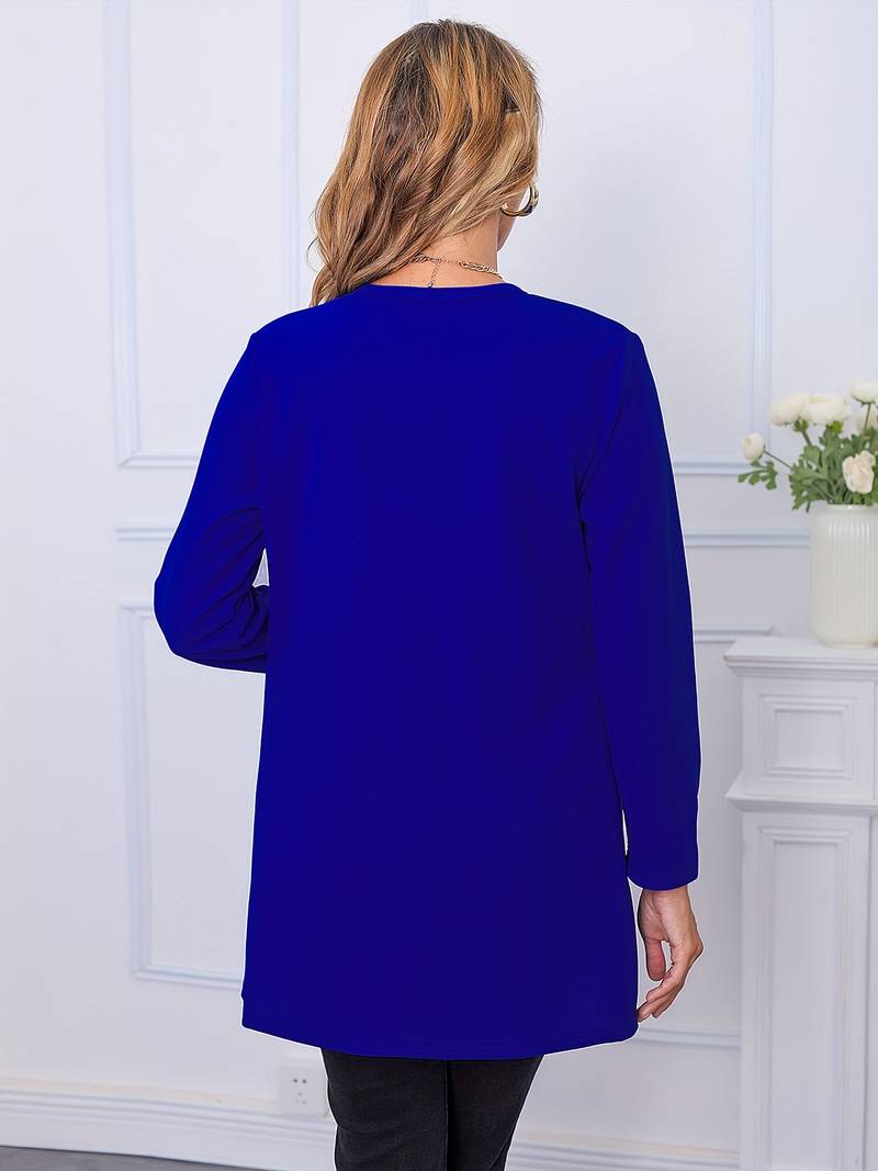 Women's casual open front blazer