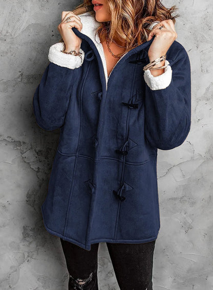 Women's plush winter coat