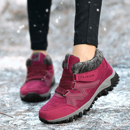 Women's mid-cut sports cotton shoes