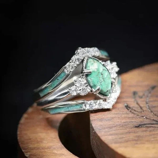 Diamond Turquoise Ring