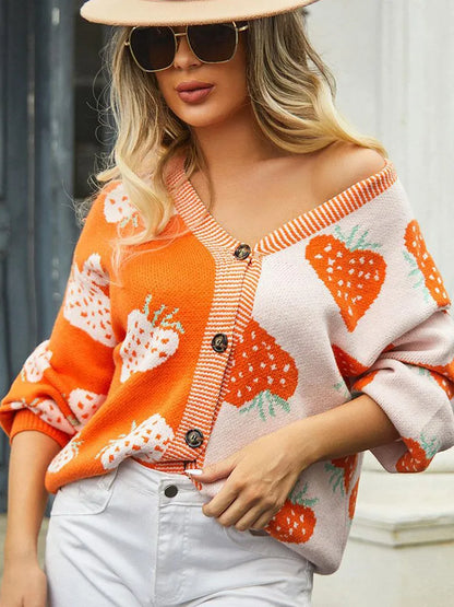 Women's strawberry design vest