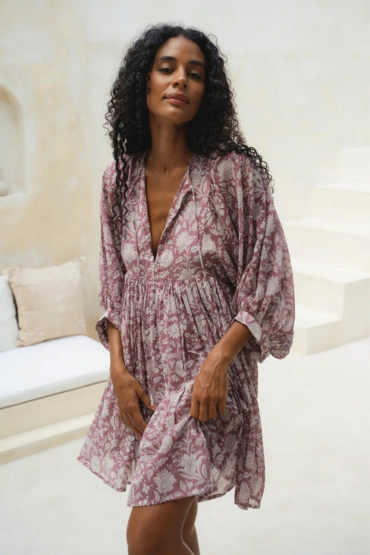Flowy Relaxed Fit Mini Dress