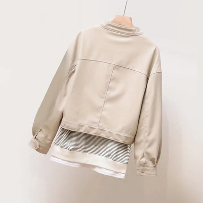 Women’s stylish leather jacket