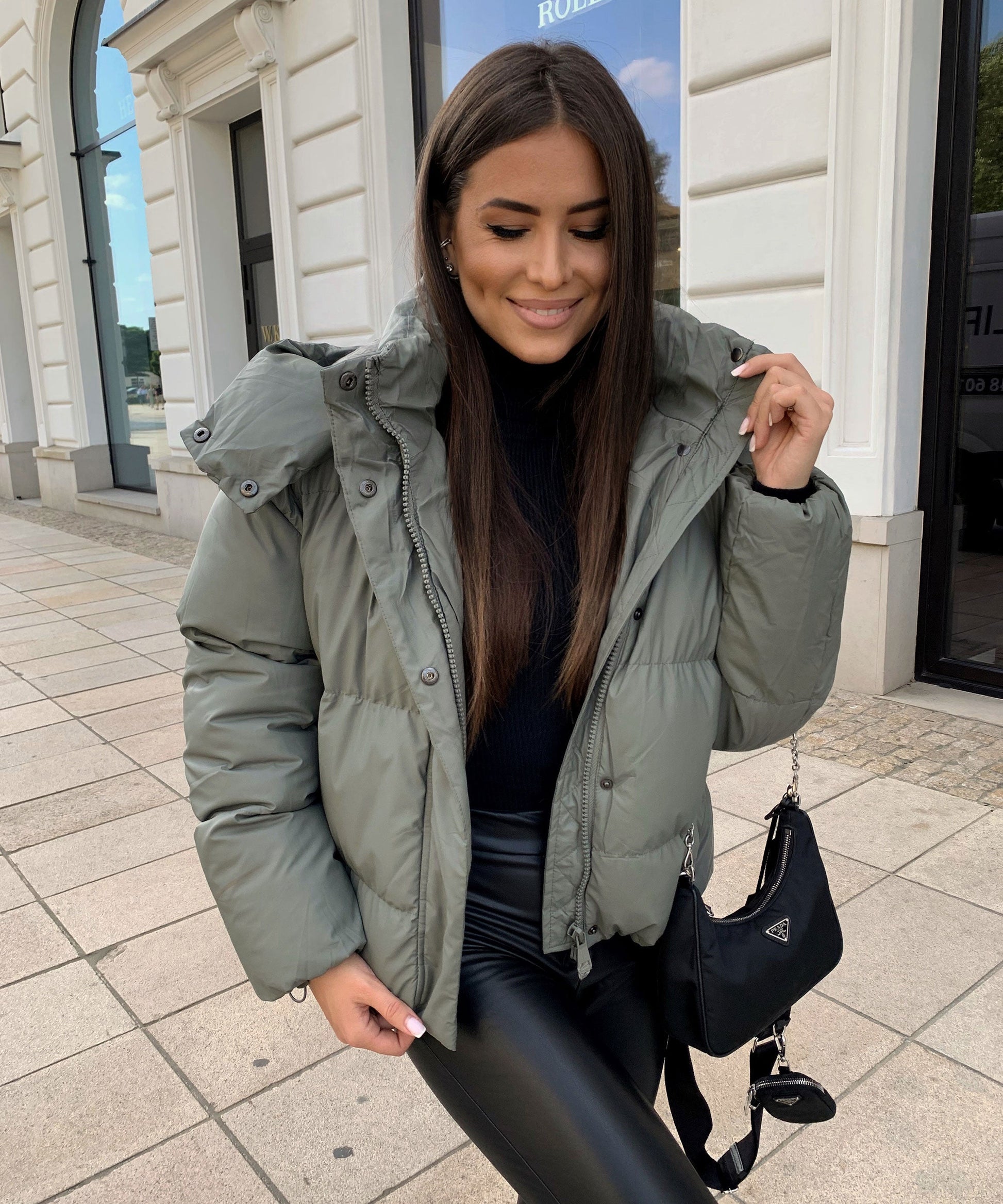 Hooded Short Puff Jacket