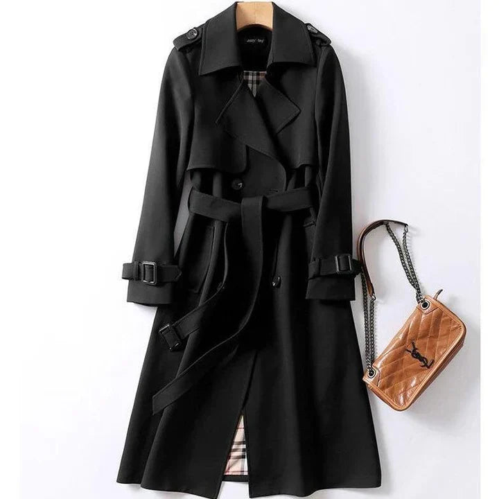 Plain trench coat for women