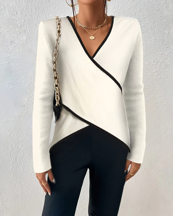 Nea - women's asymmetrical wrap top