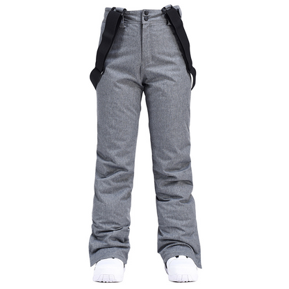 Women’s Ski Pants – Waterproof Windproof – Relaxed Fit – Adjustable Suspenders