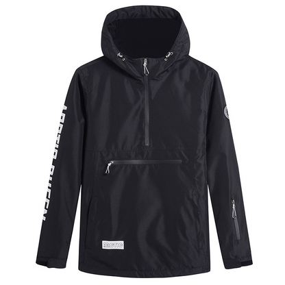 Women’s Ski Hoodie – Windproof Water-Resistant – Relaxed Fit – Half-Zip Athleisure Wear