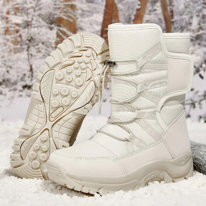 Women’s Snow Boots - High-Top - Padded Shaft - Rugged Traction Sole