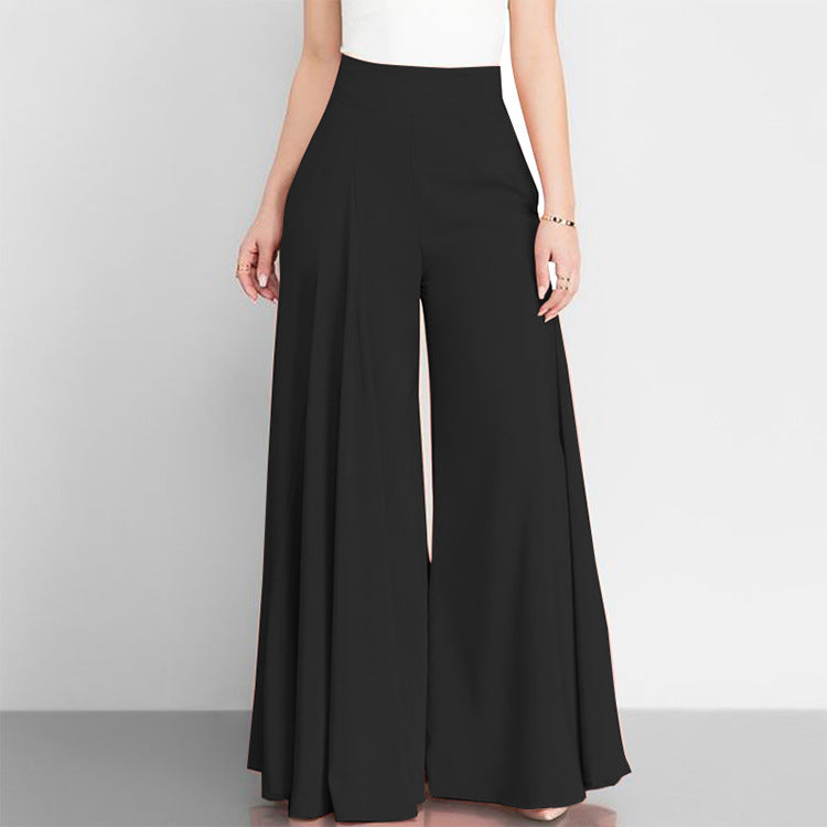 Women's high waist wide leg pleated pants