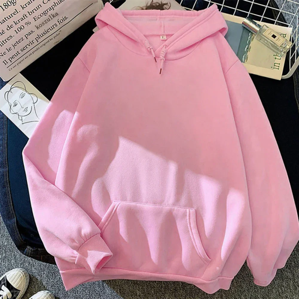 Women’s Oversized Hoodie – Fleece Material – Kangaroo Pocket – Ribbed Cuffs – Relaxed Fit