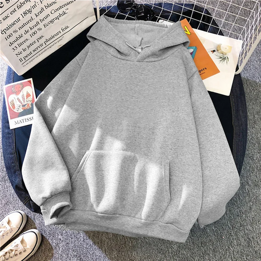 Fleece Relaxed Fit Oversized Hoodie 