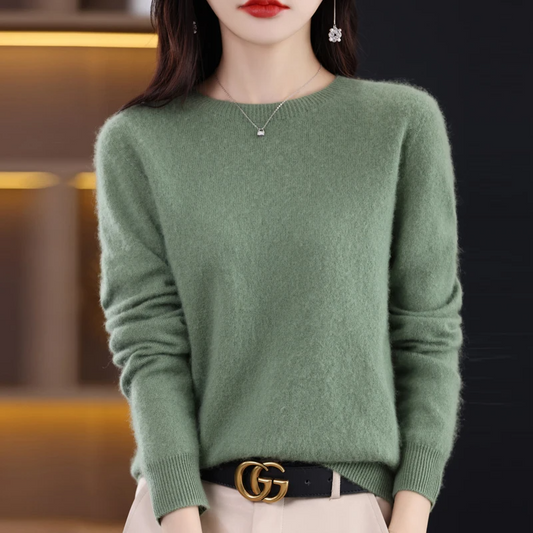 Soft Wool Ribbed Regular Fit Pullover Sweater 