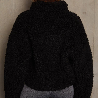 Women's warm plush short coat
