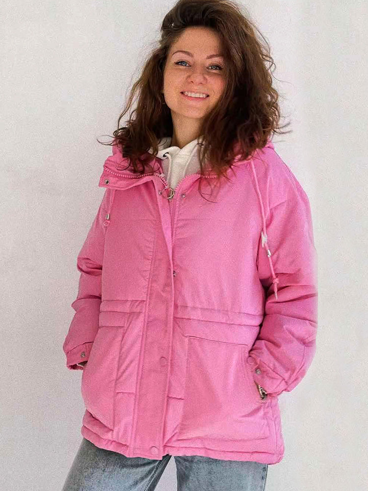 Women's padded waterproof winter jacket