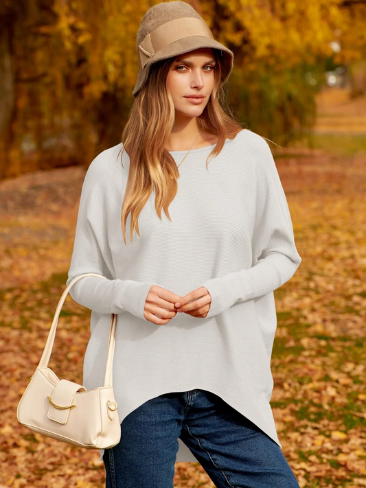 Oversized Soft Wool Knit Sweater Pullover 
