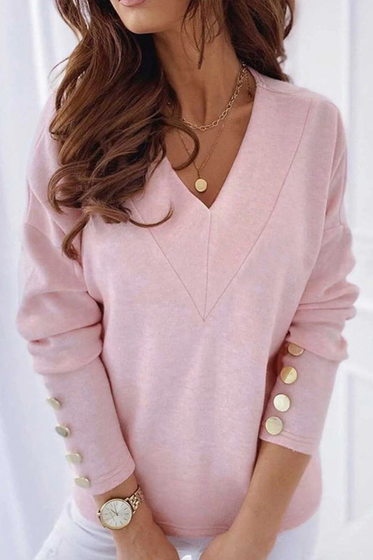 Soft Cotton Blend Relaxed Fit Sweatshirt 