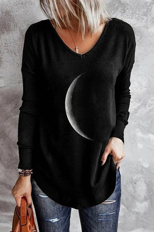 Soft Knit Relaxed Fit Graphic Sweatshirt