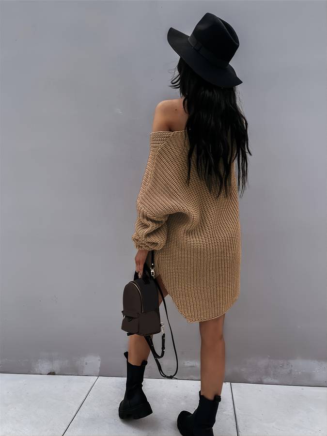 Women's oversized midi sweater
