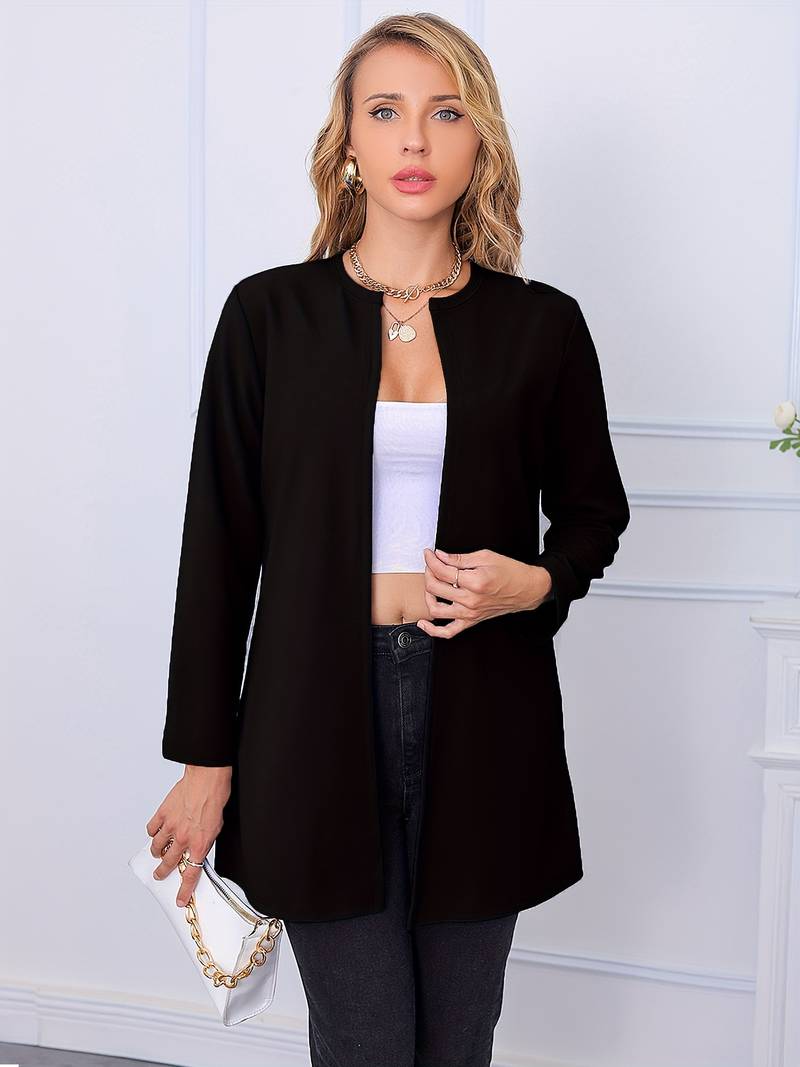 Women's casual open front blazer