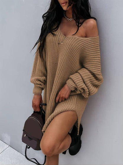 Women's oversized midi sweater