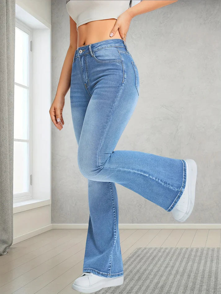 Women's casual bootcut jeans