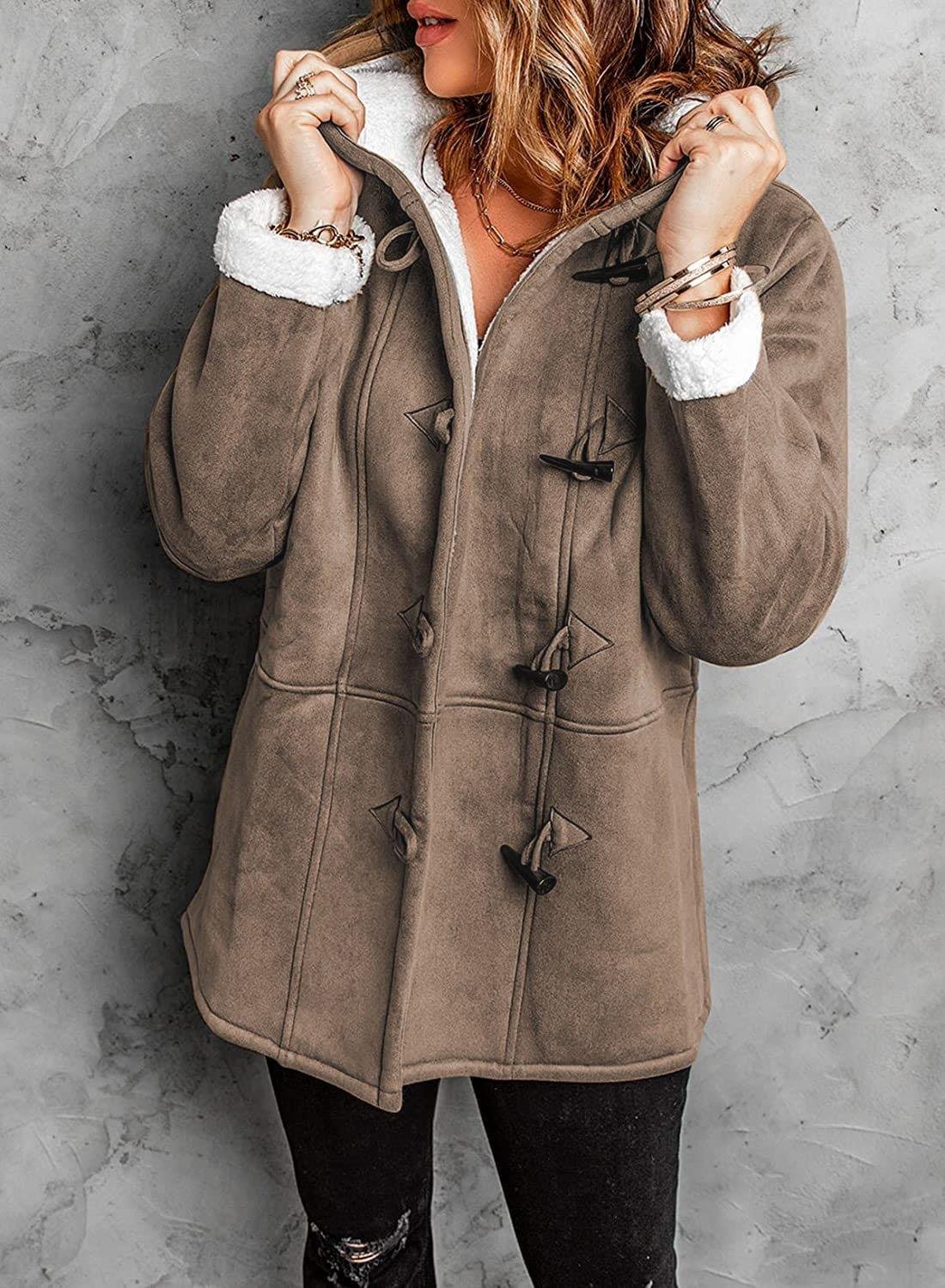 Women's plush winter coat