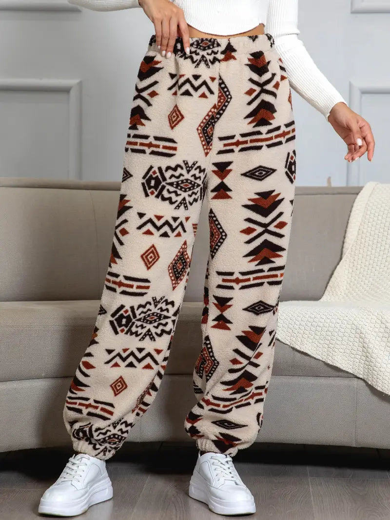 Women's casual knitted jogging pants