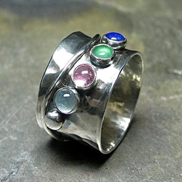 Custom birthstone ring