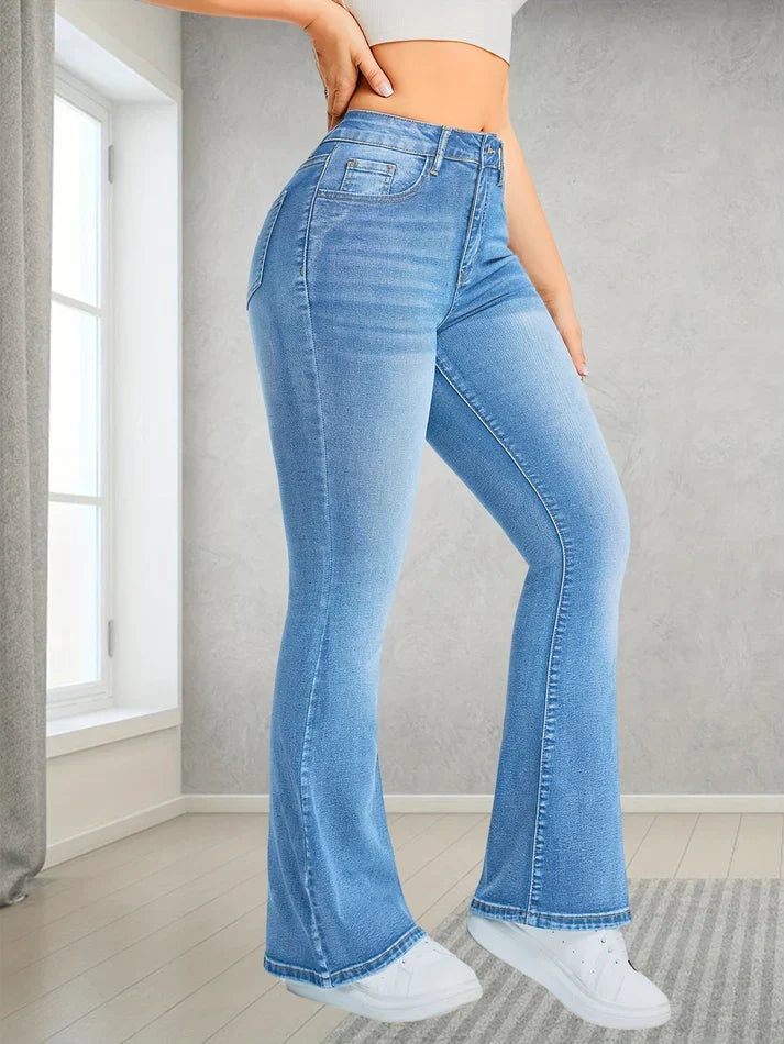 Women's casual bootcut jeans