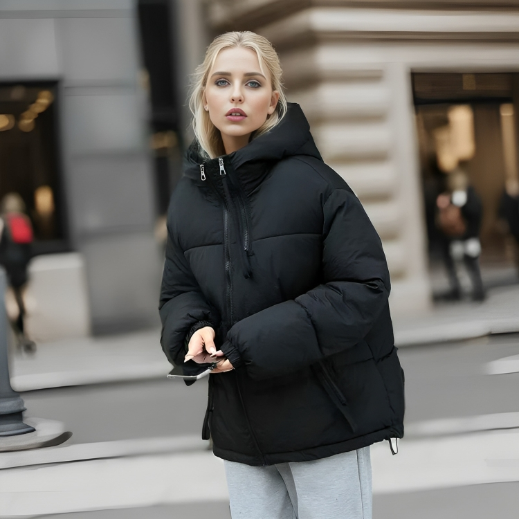 Women's oversized parka jacket