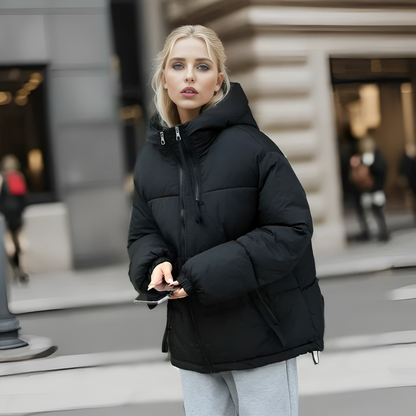 Women's oversized parka jacket