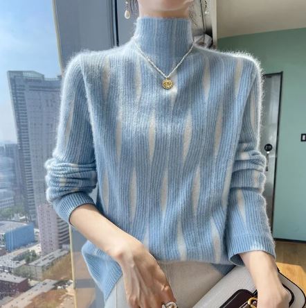 Women’s half-high neck sweater