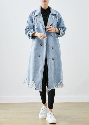 Women's retro denim windbreaker jacket