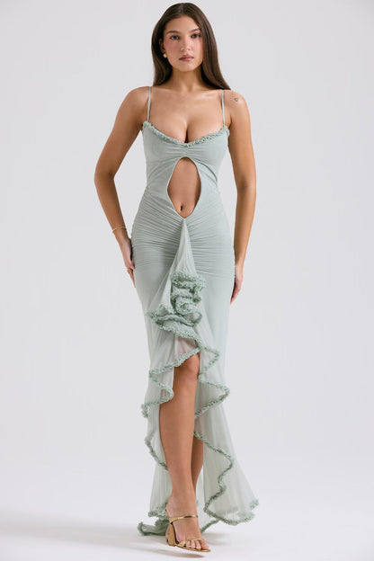 Women's Sleeveless Maxi Dress - Flowy and Elegant Casual Wear