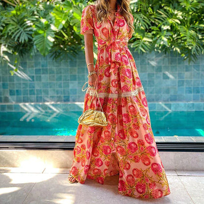 Floral Print Summer Dress for Women – Elegant and Stylish